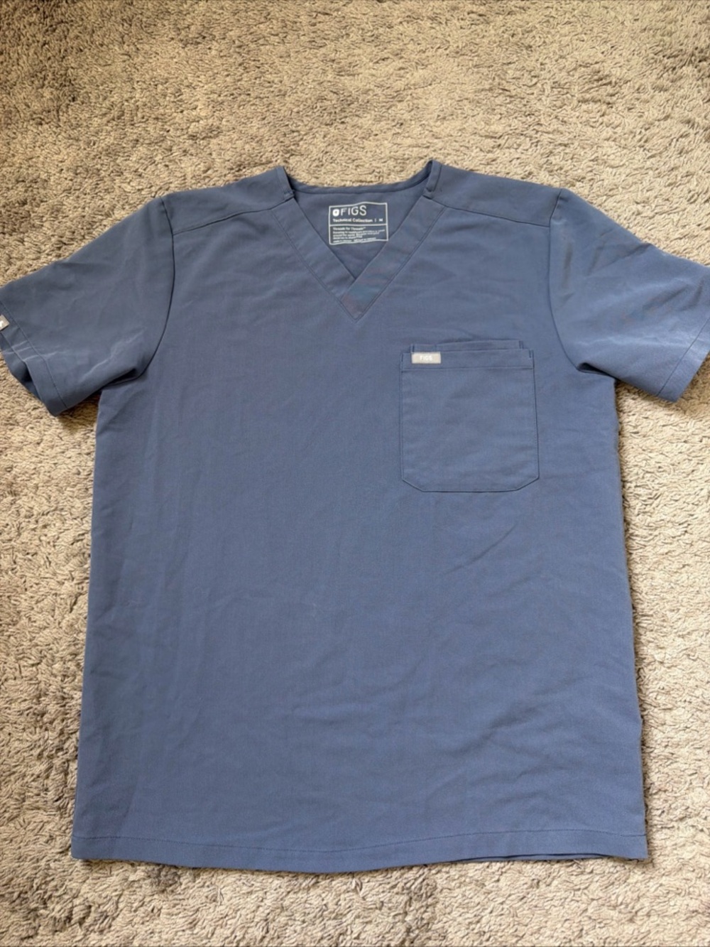 Figs Catarina One-Pocket Scrub Top Medium Lavender Dew Modern Medical PO#3323